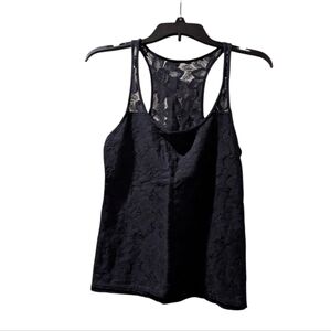 Hollister Black Lace Tank Top